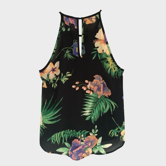 Sienna Sky Floral High Neck Sleeveless Blouse - Picture 4 of 6
